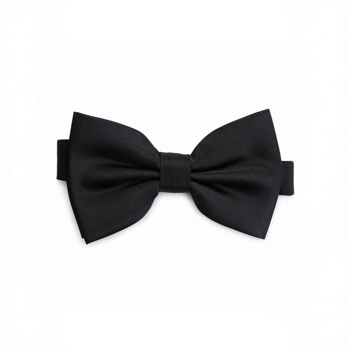 Calvadoss Men's Solid Bow Tie | BOW 2159 | Black