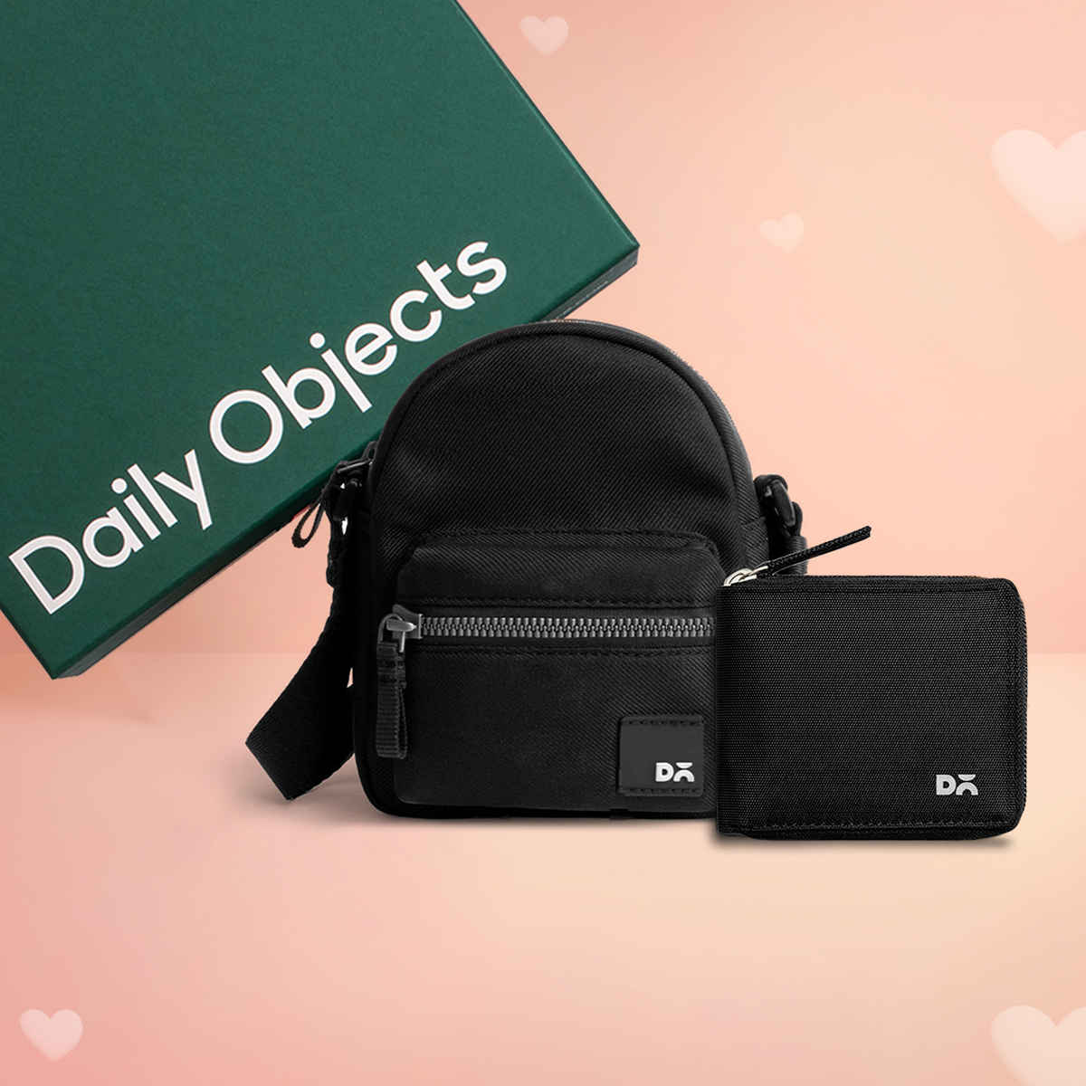 Daily Objects Sling Bag and Wallet Gift Box for Women