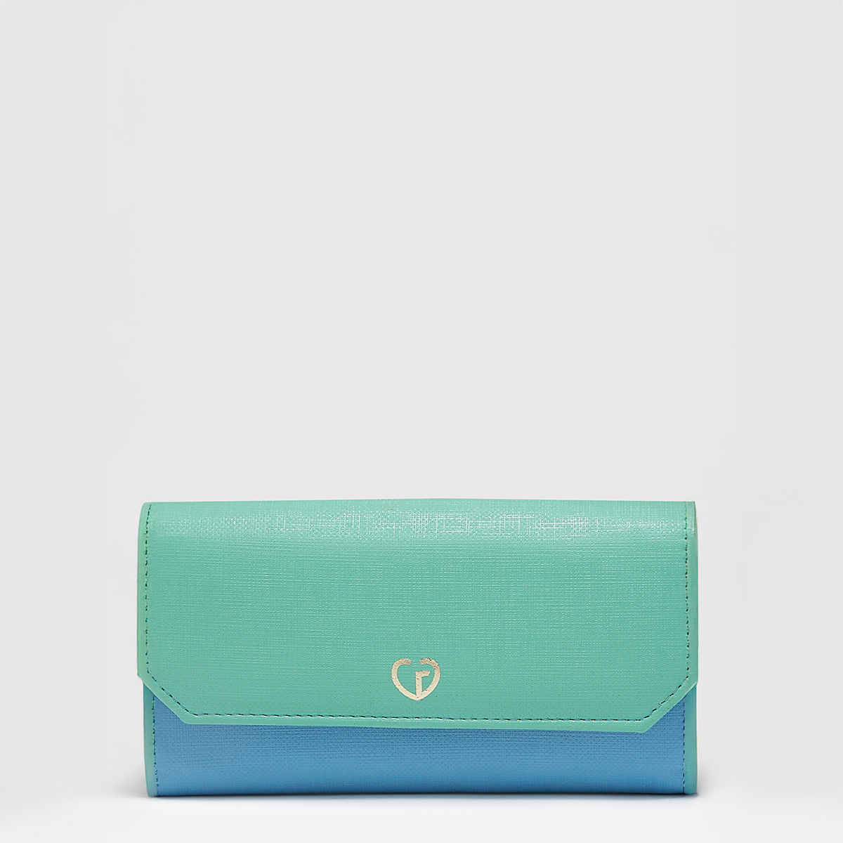 Caprese Women's Emerie Flaover Wallet | Blue - Medium