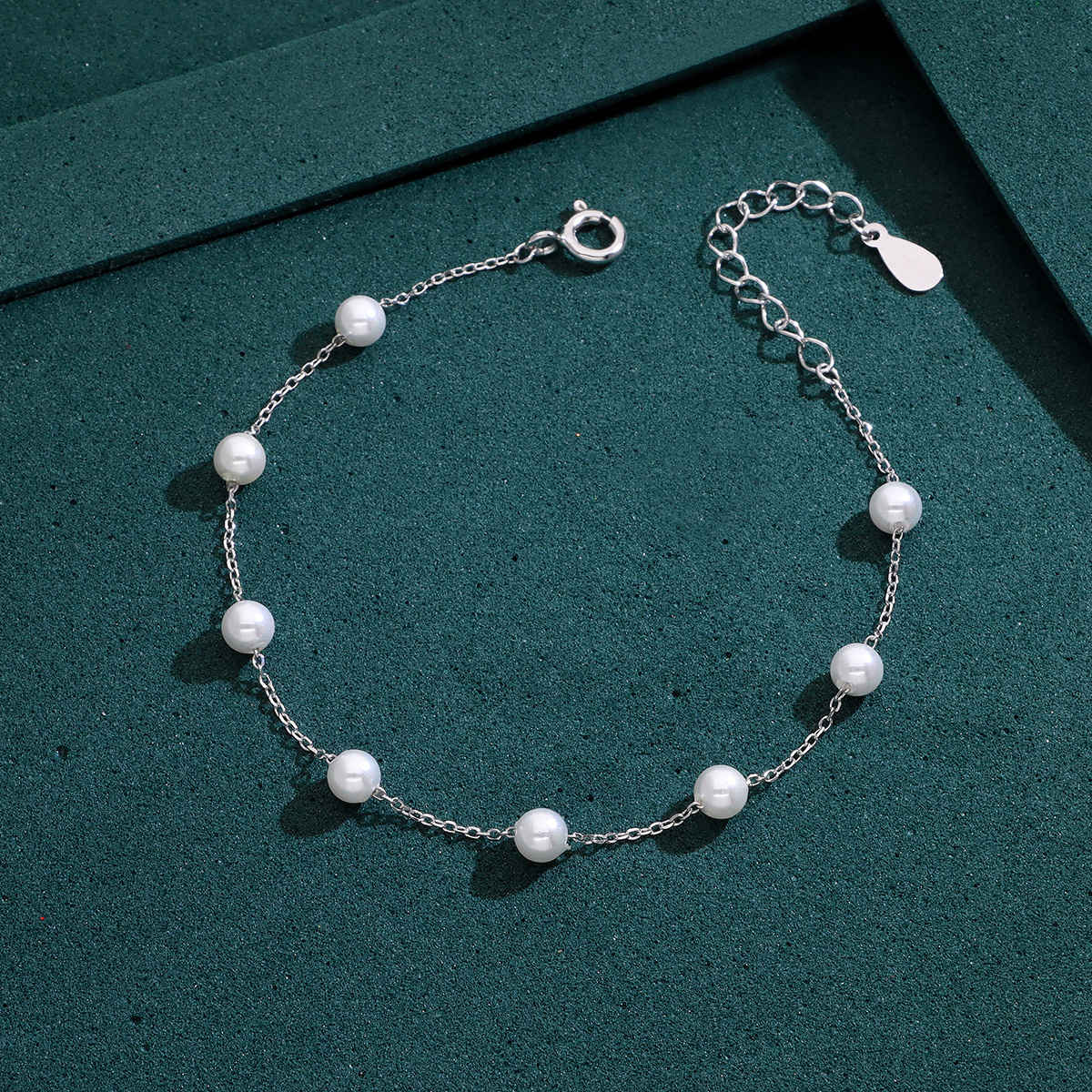 Kai Jewel Silver Classic Pearl Bracelet | BRLO393-S-NA