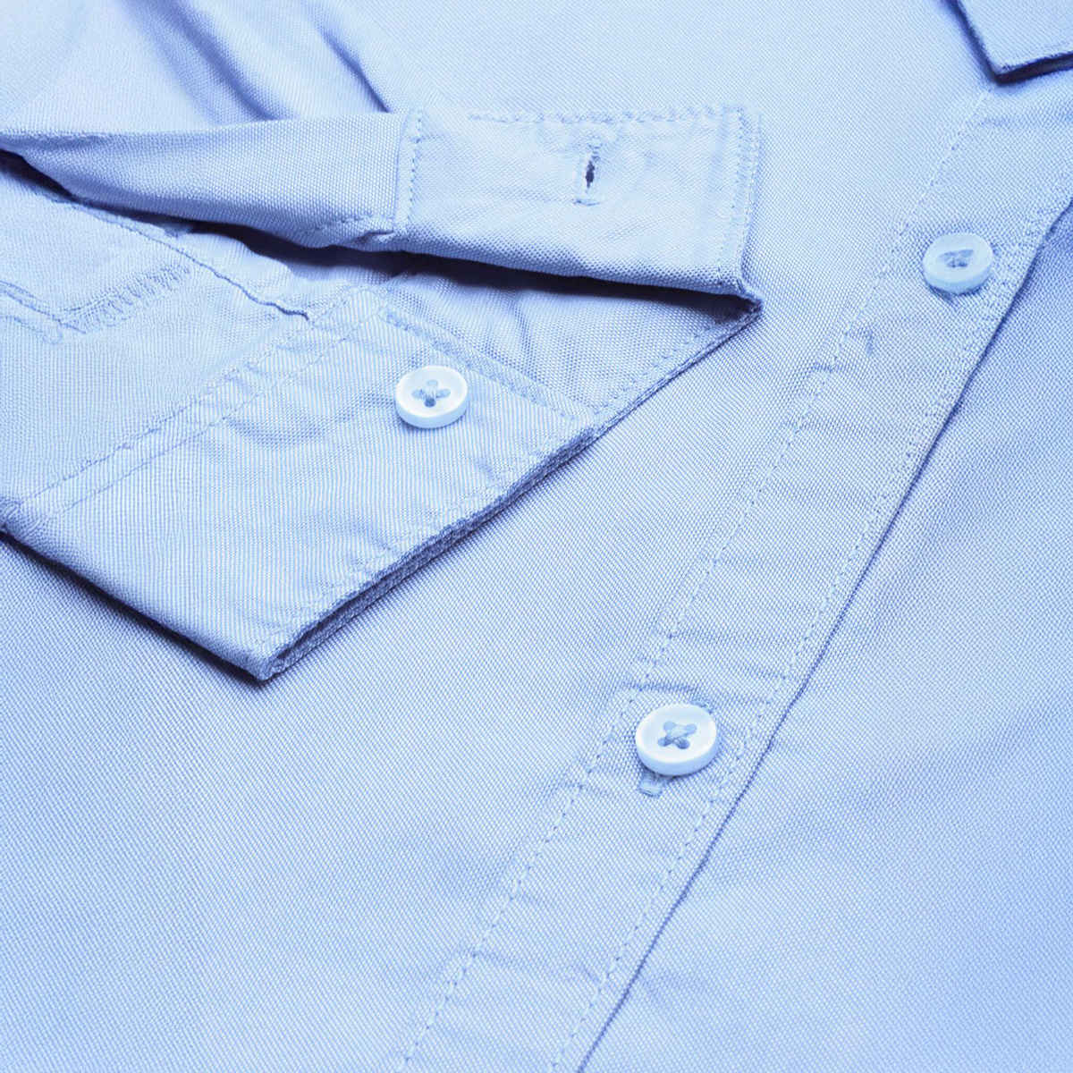 The Indian Garage Co Men's Regular Fit Solid Formal Shirts | Blue - L