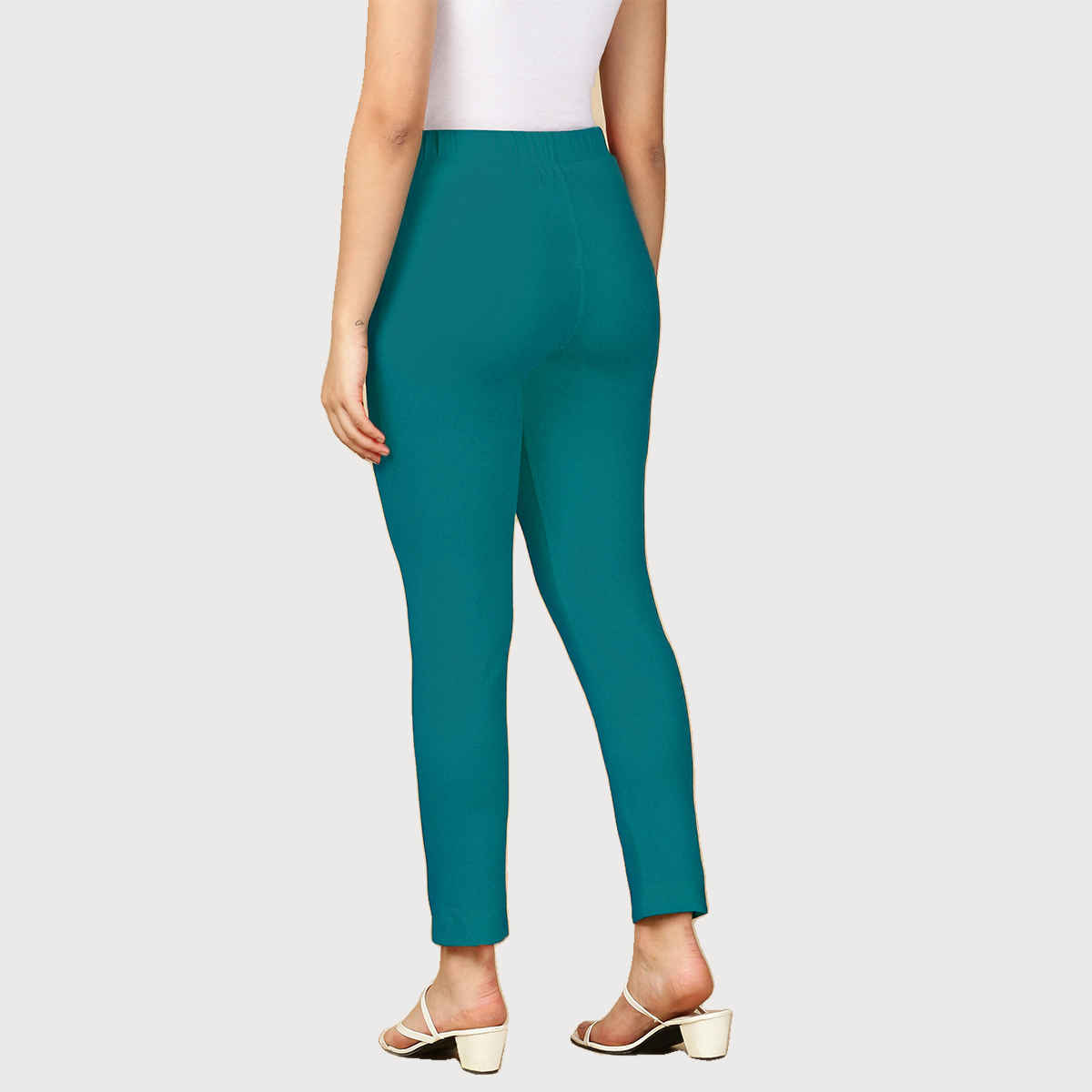 PYNK By Lux Cozi Women's Premium Modern Kurti Pants | Mz.green | Free Size