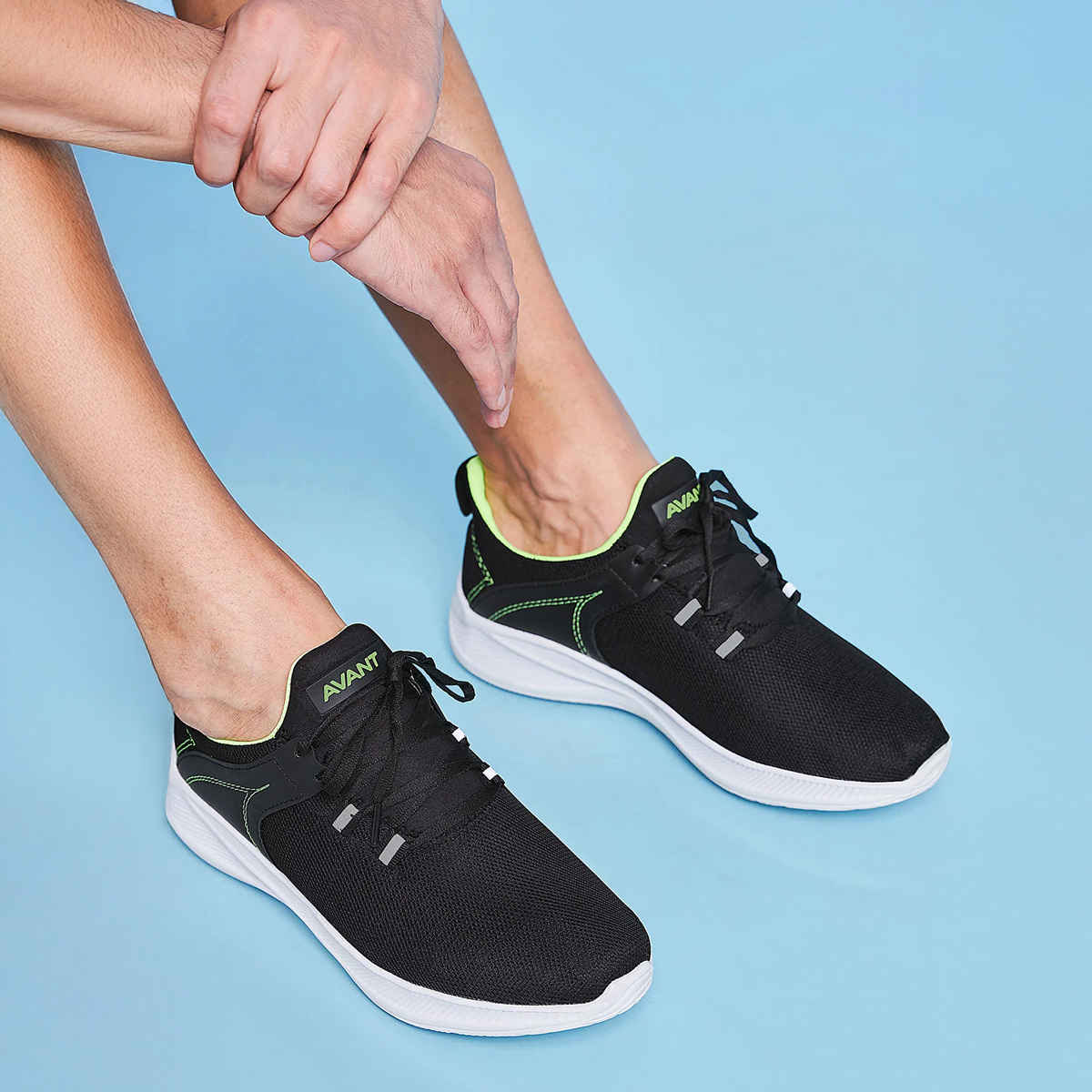 Avant Men's UltraFlex Walking Shoes | Black - UK 8