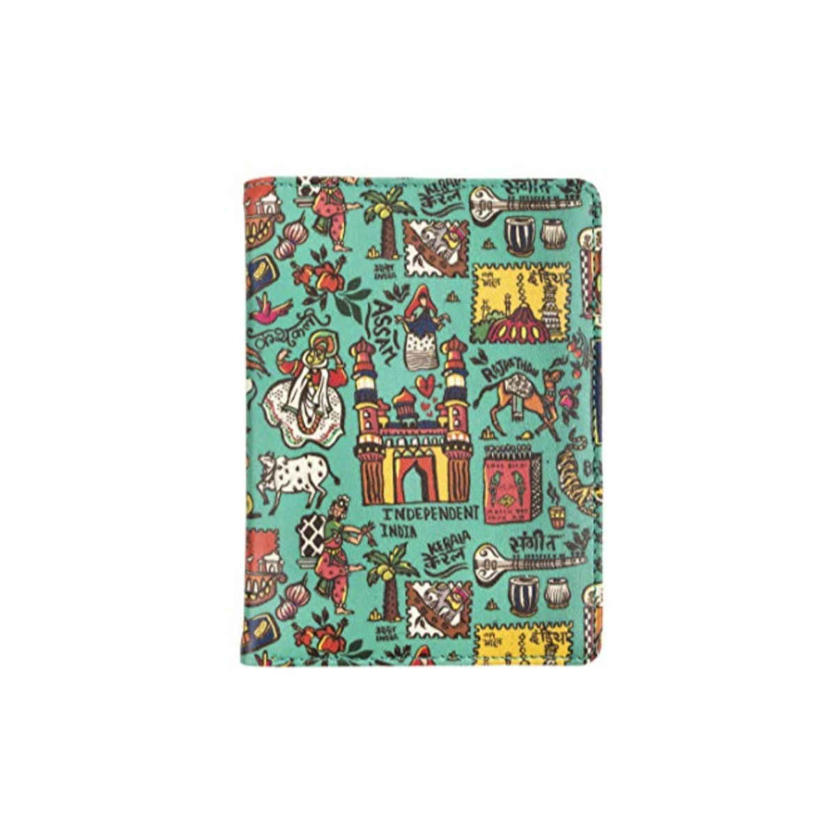 Chumbak Unisex PU Passport Holder | Green