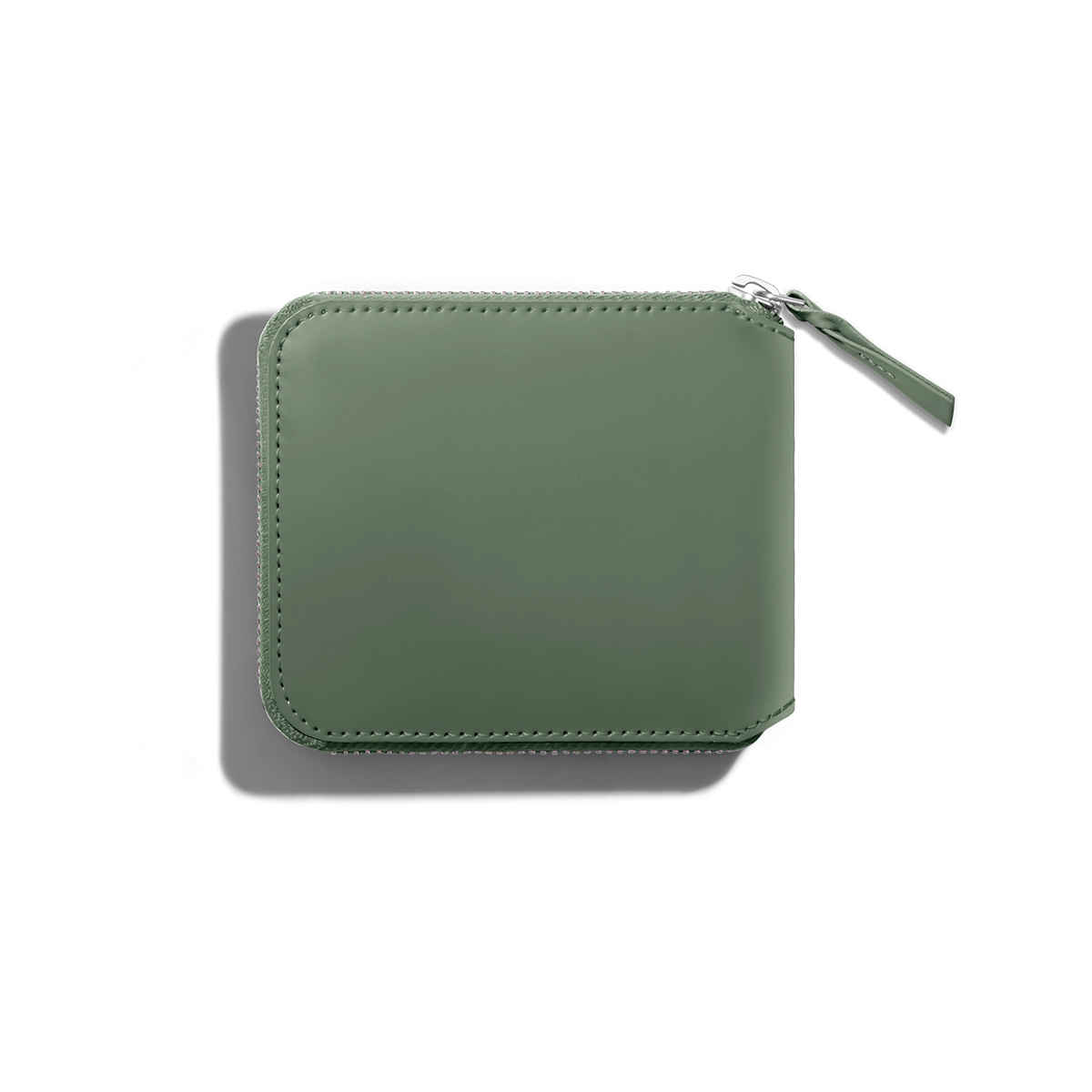 Daily Objects Sap Women's Zip Wallet | Made with Vegan Leather Material | Green