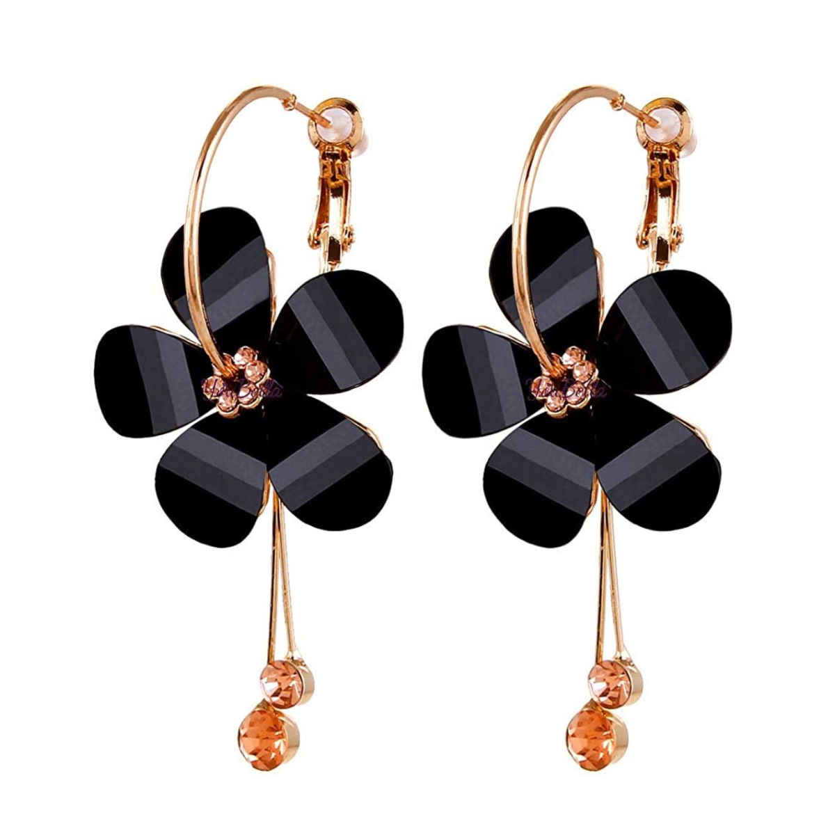 YouBella Stylish Party Wear Jewellery Gold Plated Drop Earrings for Women (YBEAR - 31192)