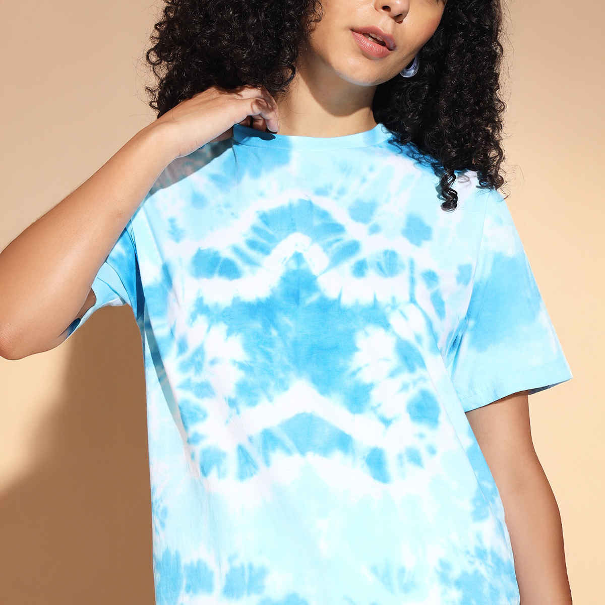 The Dry State Women's Blue T-shirts WTSH | 1673A | XL