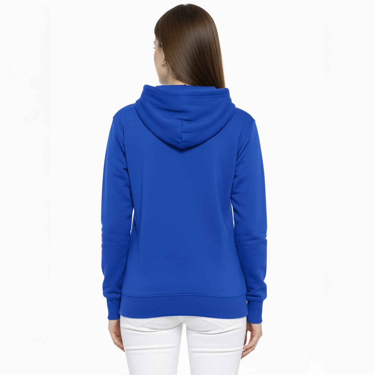 SCOTT INTERNATIONAL Women's Winter Hoodie with Zipper | 2024-SSLZ-W-RB | Royal Blue - L
