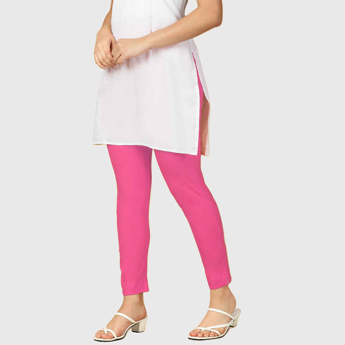 PYNK By Lux Cozi Women's Premium Modern Kurti Pants | Romantic Rani | Free Size