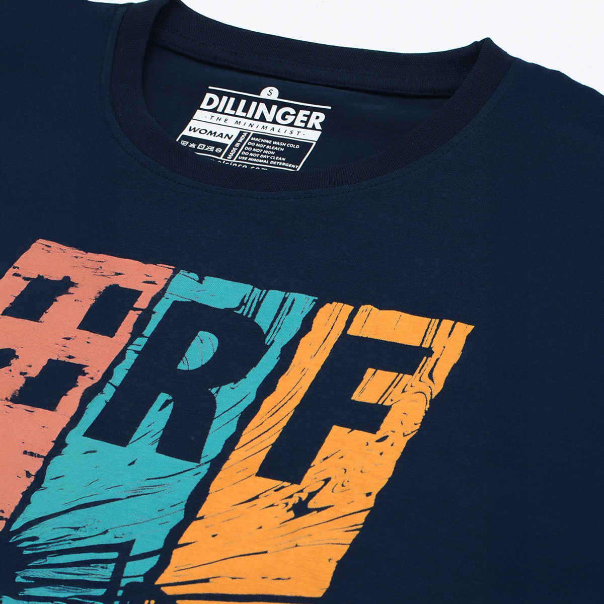 Dillinger Women's T-shirt | LNDMK251NVY | Navy Blue - S