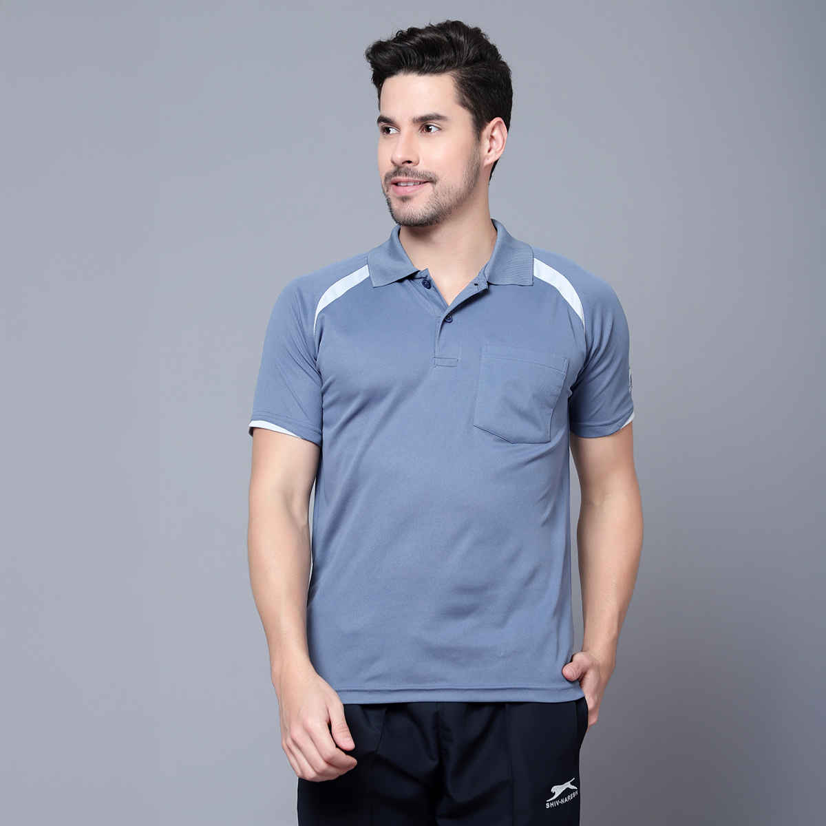 Shiv Naresh Men's T-Shirt | 396 | Dark Grey - S
