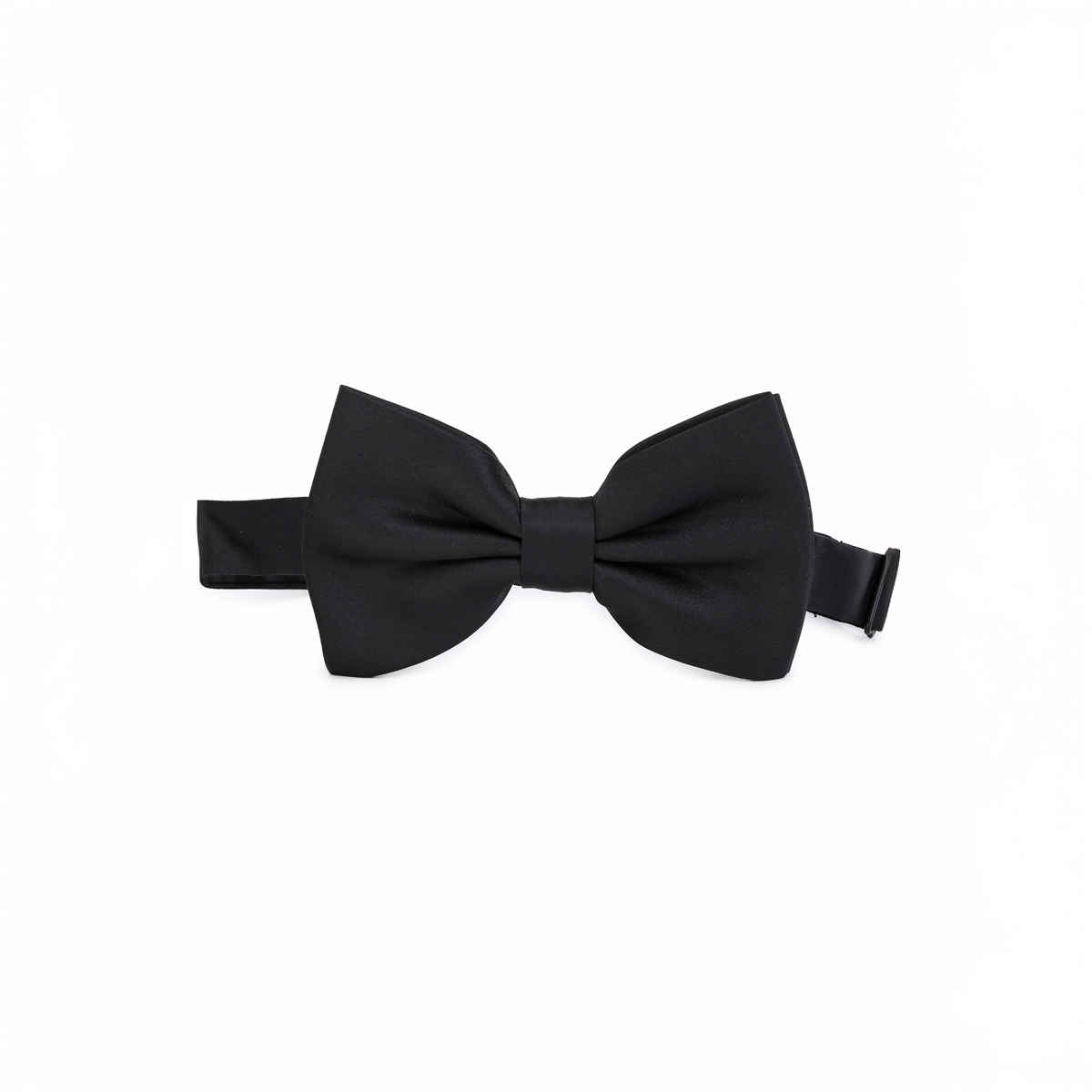 Calvadoss Men's Solid Bow Tie | BOW 2159 | Black