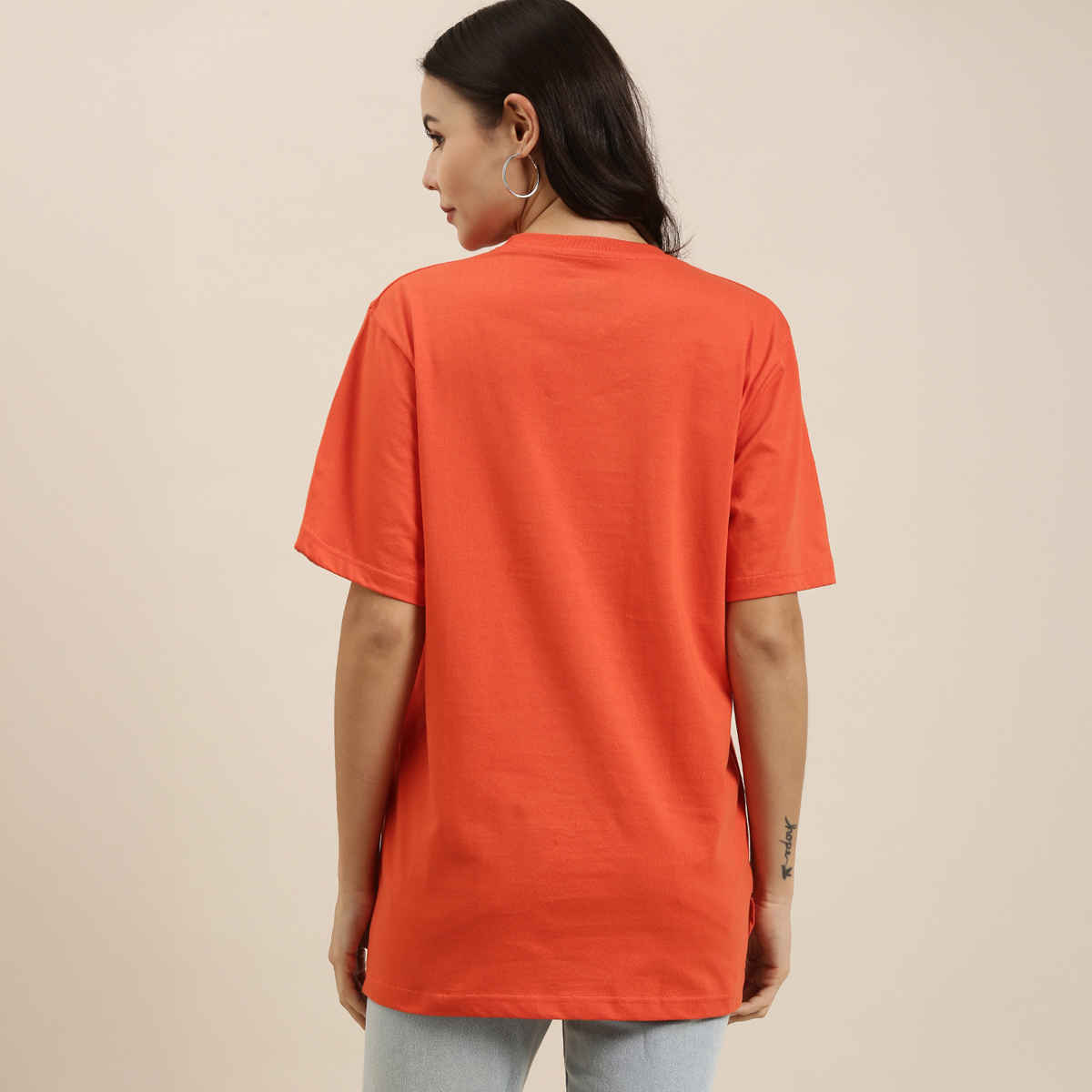Difference of Opinion Women T-shirt - Orange | Classic Fit | L