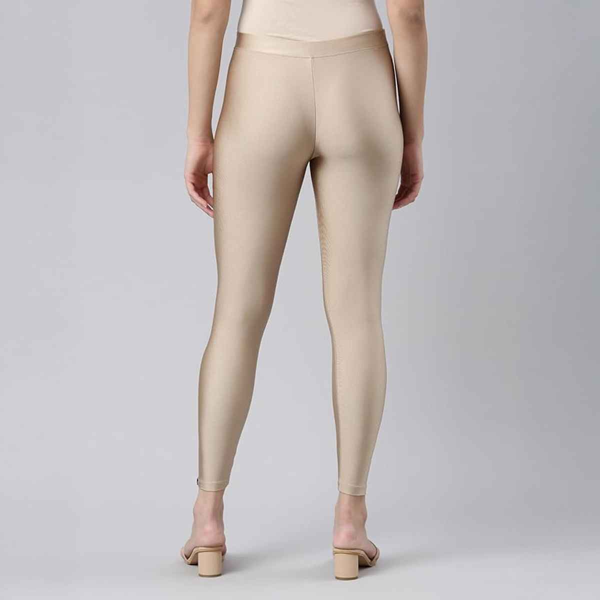 Twin Birds Women's Shimmer Legging | Pearly Vanilla - L