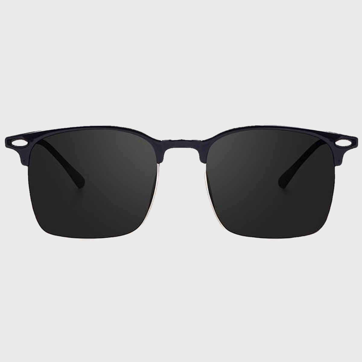 Peter Jones Unisex Solid Sunglasses | Black - One Size
