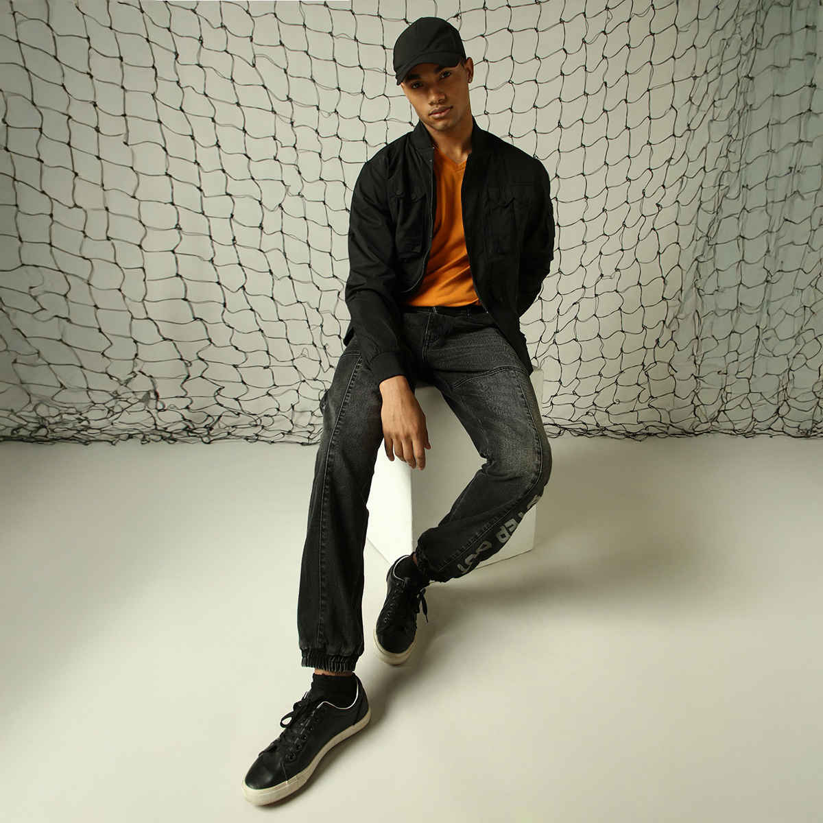 Hubberholme Men's Lightweight Open Front Utility Jacket with Bellow Pockets | Black - M