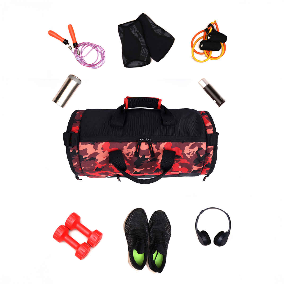Gear Cross Training Duffle | Orange and Camo