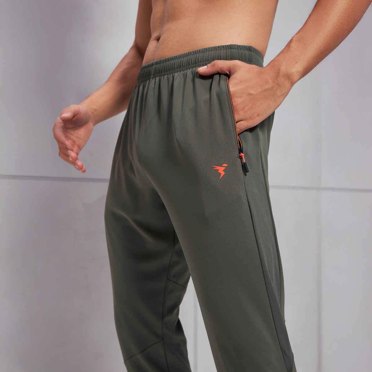 Technosport Men Poly Solid Slim Fit Sports Trackpants with TECHNO DRY | Beetle | XXL