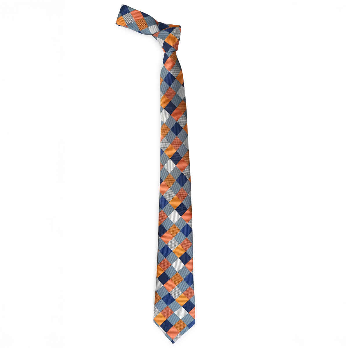 Calvadoss Men's Checked Broad Tie | CALT-2194 | Multi Colour