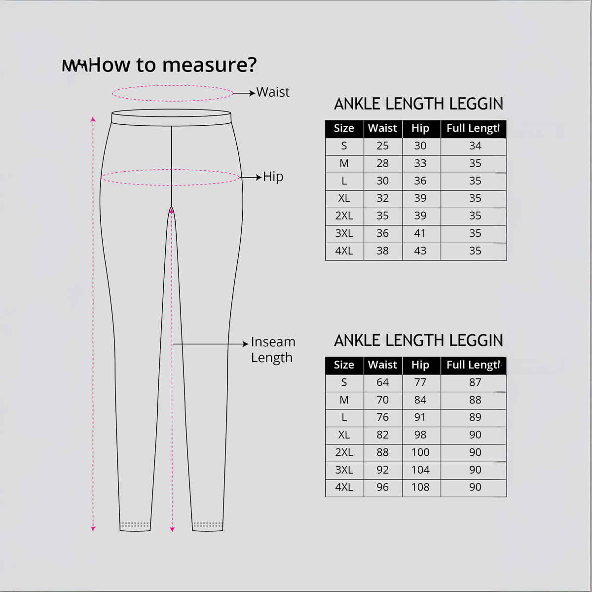 Go Colors Women's Solid Mid Rise Ankle Length Leggings | Dark Red - S