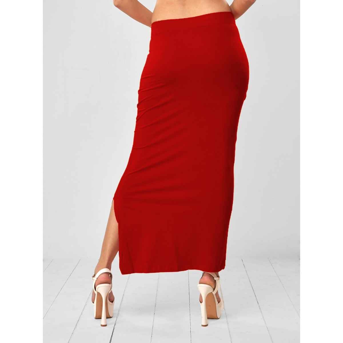 Lyra Women's Saree Shaper | Red - Free Size