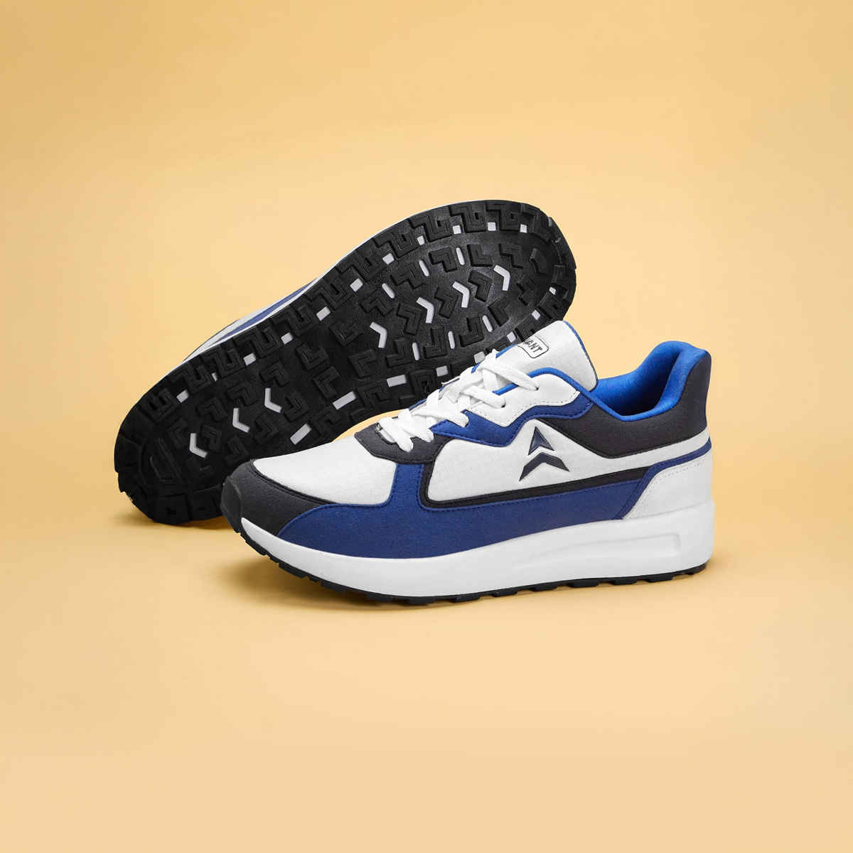 Avant Men's Waffle Max Sneaker Shoes-Blue/White UK7