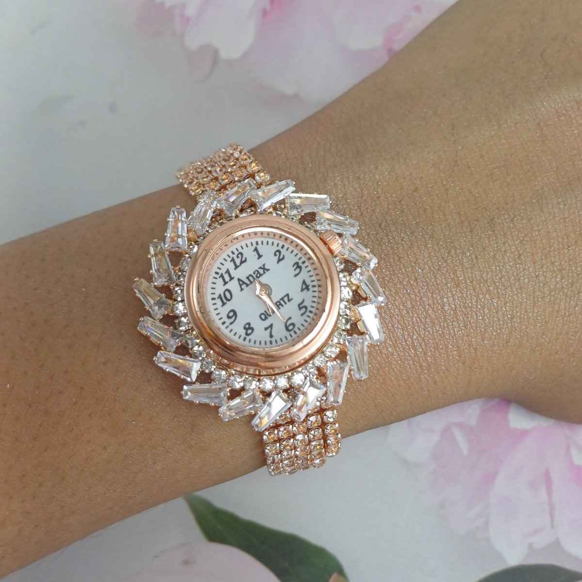 Women Wrist Watch - Rose Gold