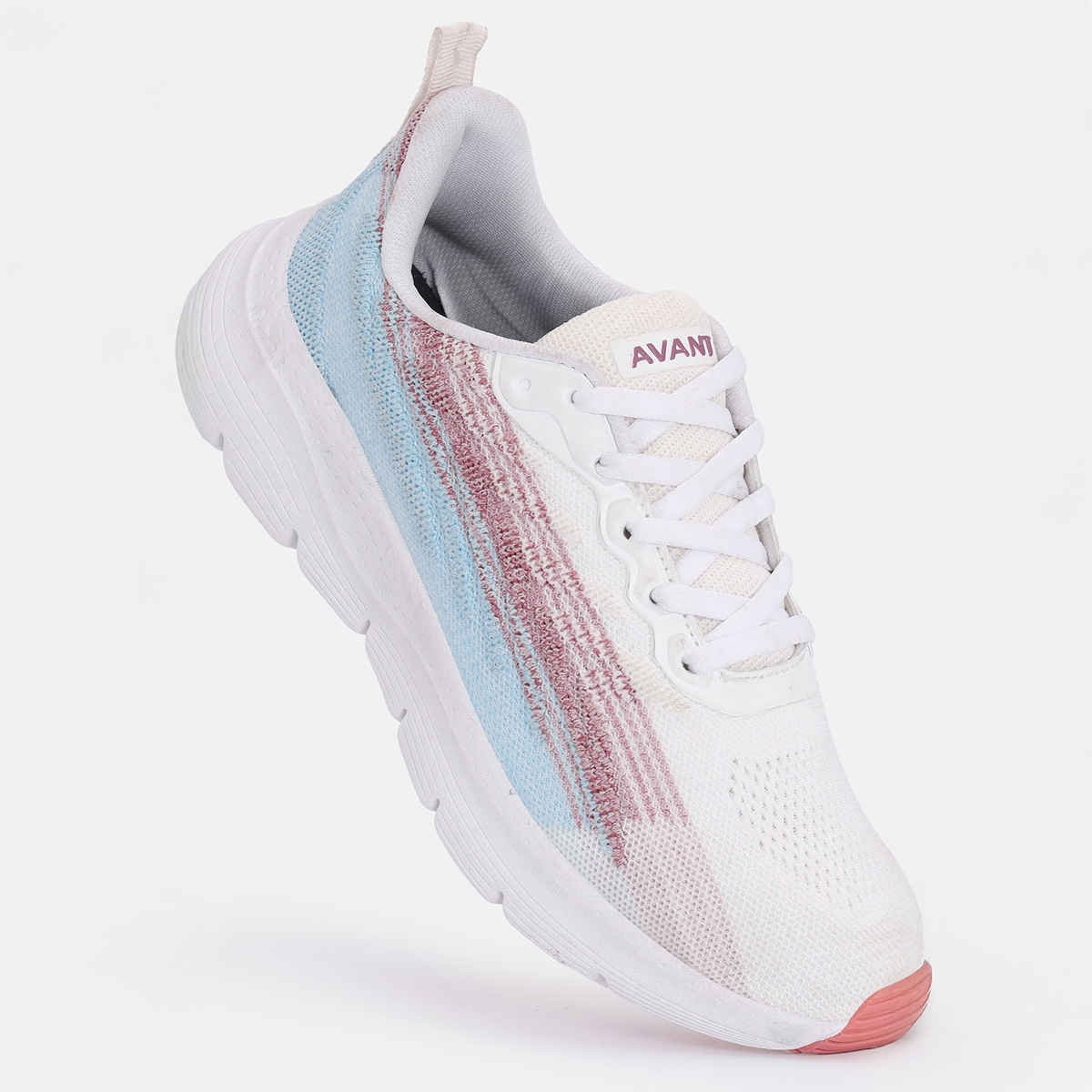 Avant Women's Turbulent Running shoes-White / Blue UK6
