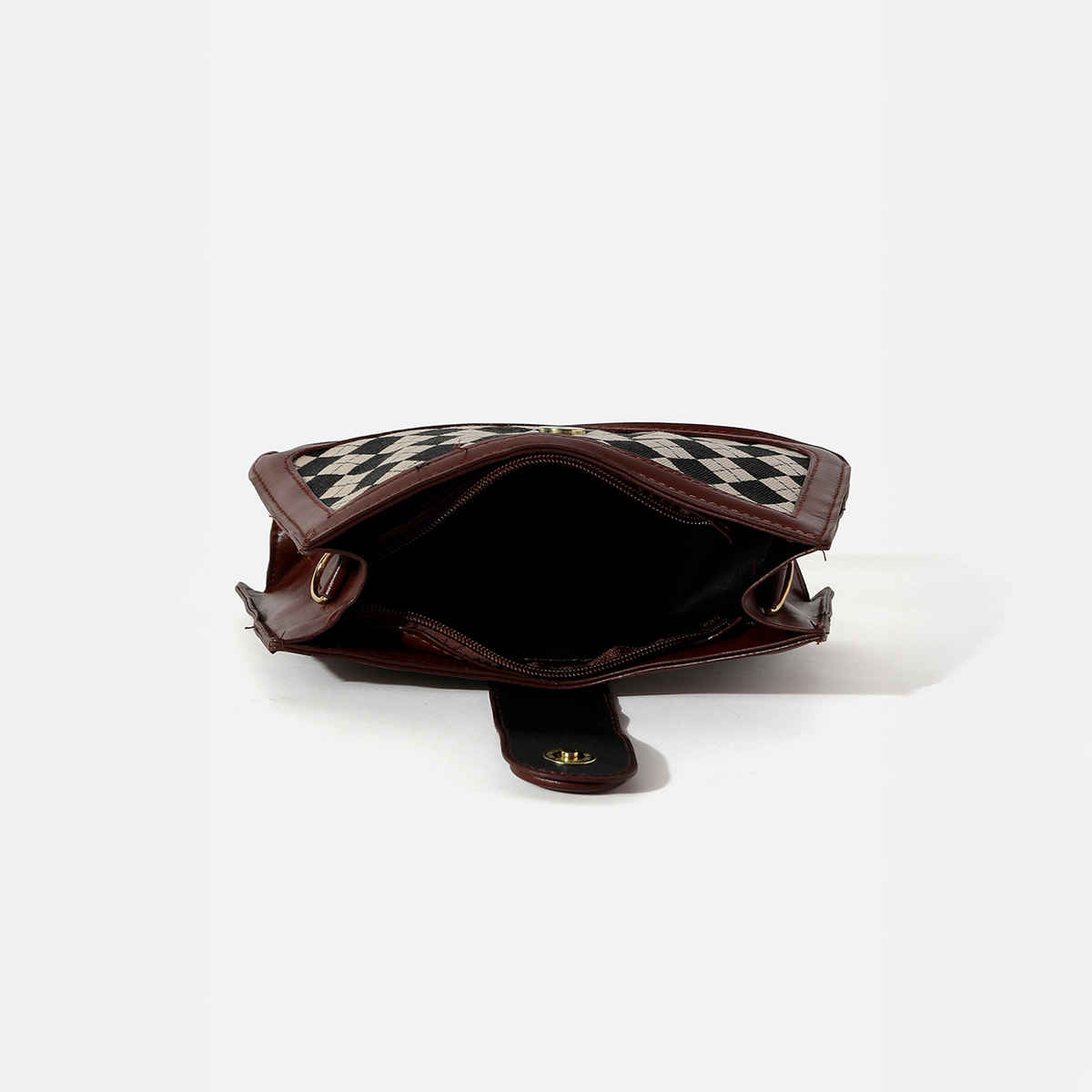 Haute Sauce Women's Solid Vegan Leather 1 L Sling Bag | Multicolour