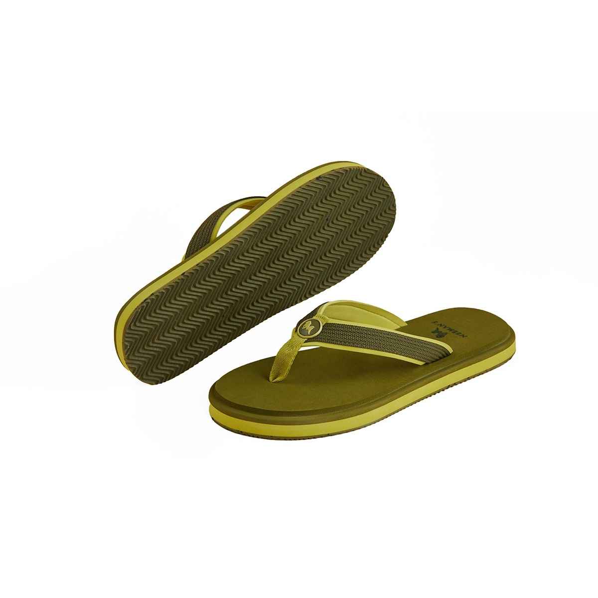 Neeman's Eco Fluffy Men's Rubber Flip Flops - UK 10 | Ultra Soft