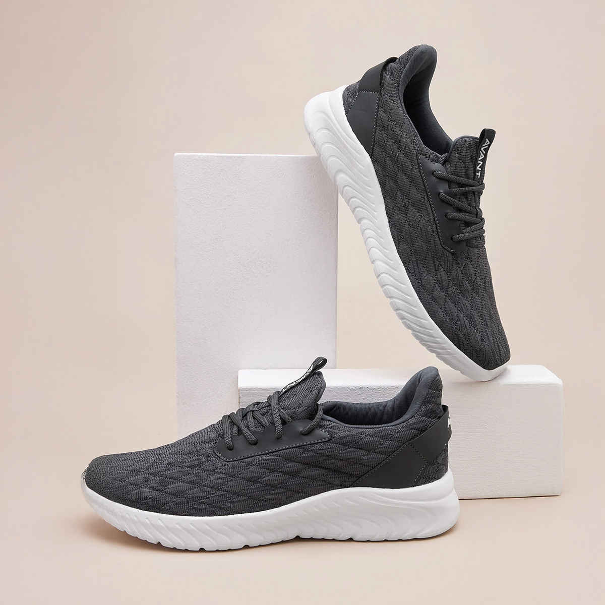 Avant Men's Dynamite Running Shoes | D.Grey - UK 8