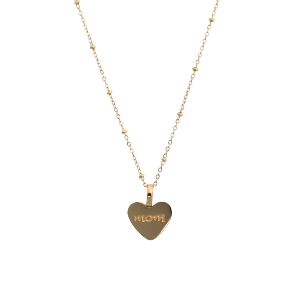 ZAISHA 18K Gold Plated Mom Love Necklace | Birthday gift for mother