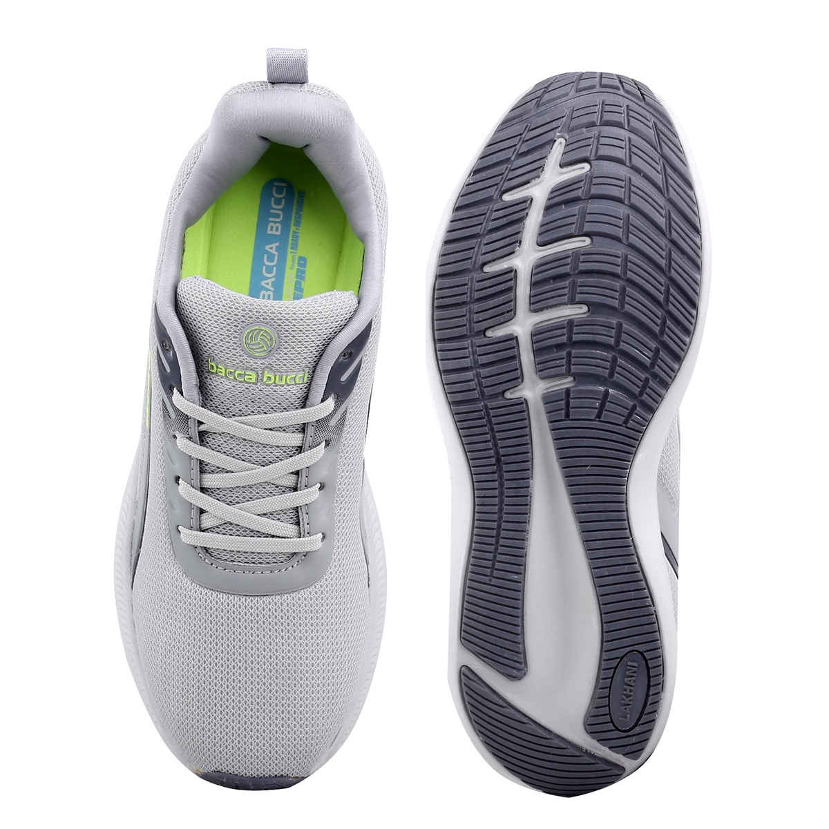 Bacca Bucci Essential Men's Versatile Sports Shoes Grey | UK 9