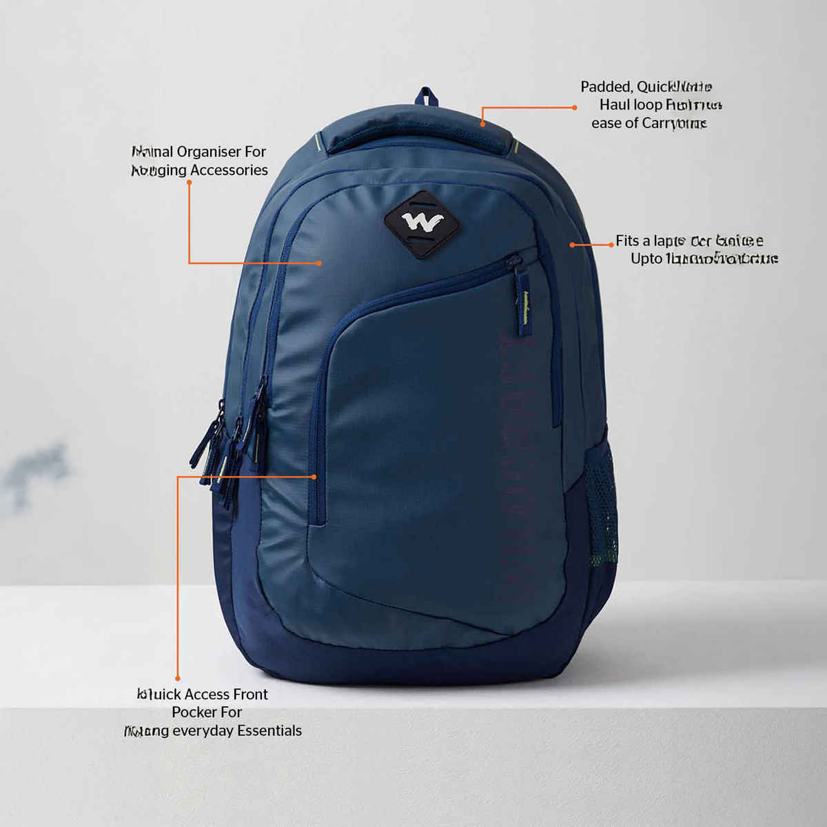 Wildcraft Unisex PU 40 L Backpack | Navy