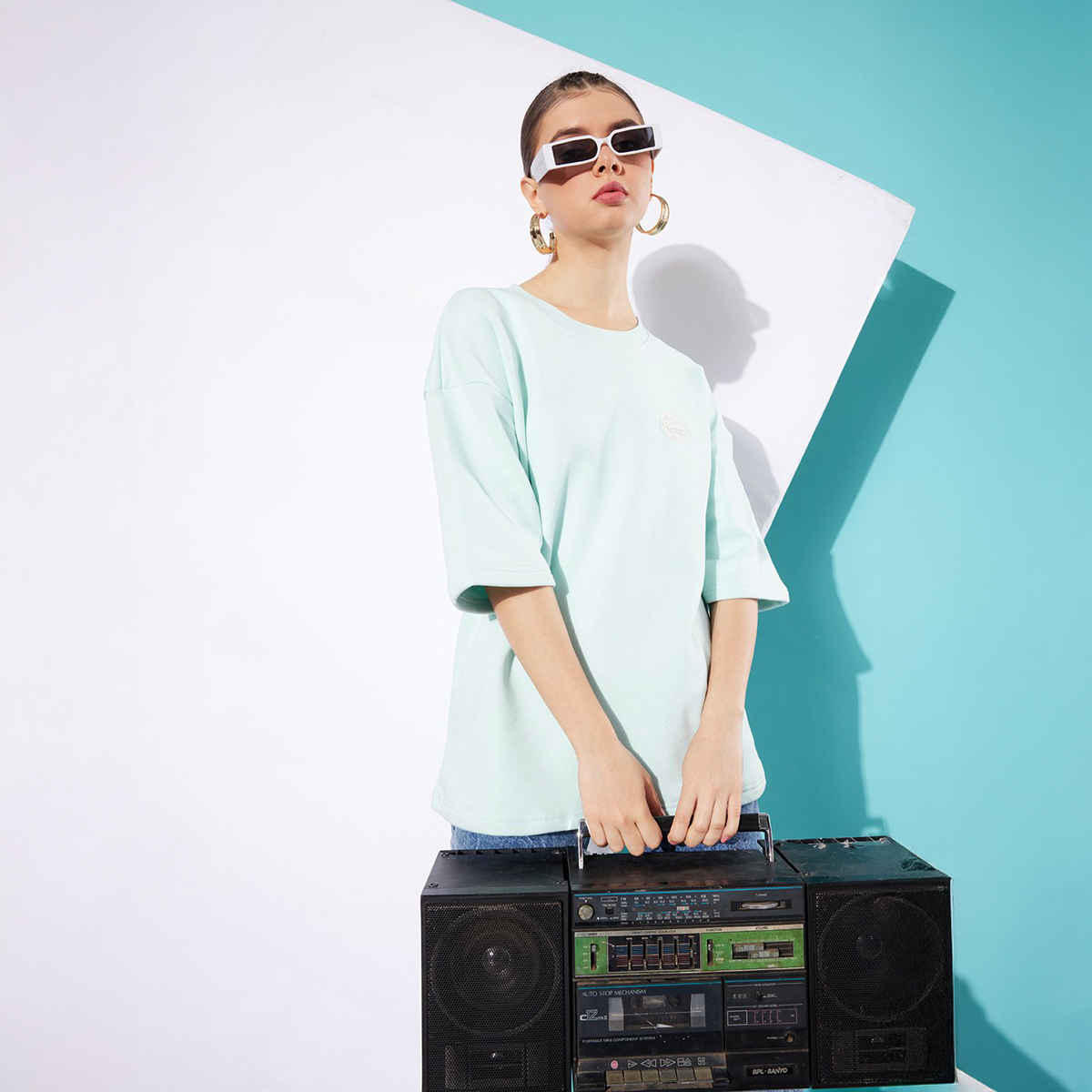 Difference Of Opinion Women's Sweatshirt | Dowswt031 | Blue - XS