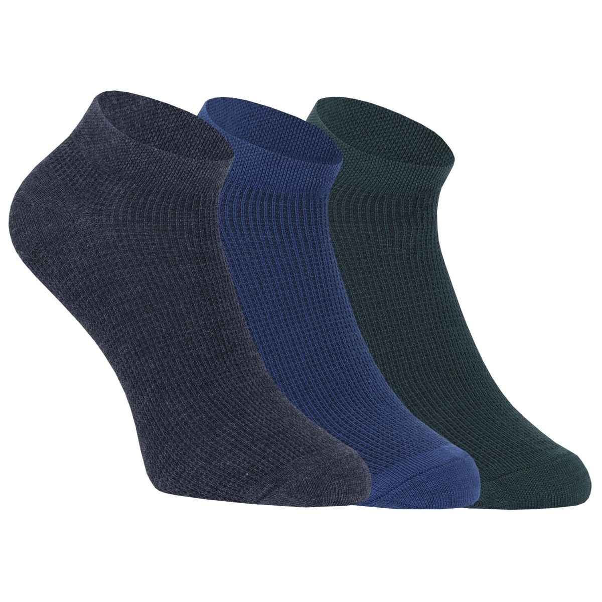 Beyond Unisex Solid Combed Cotton Low Cut Socks | Assorted - Free Size