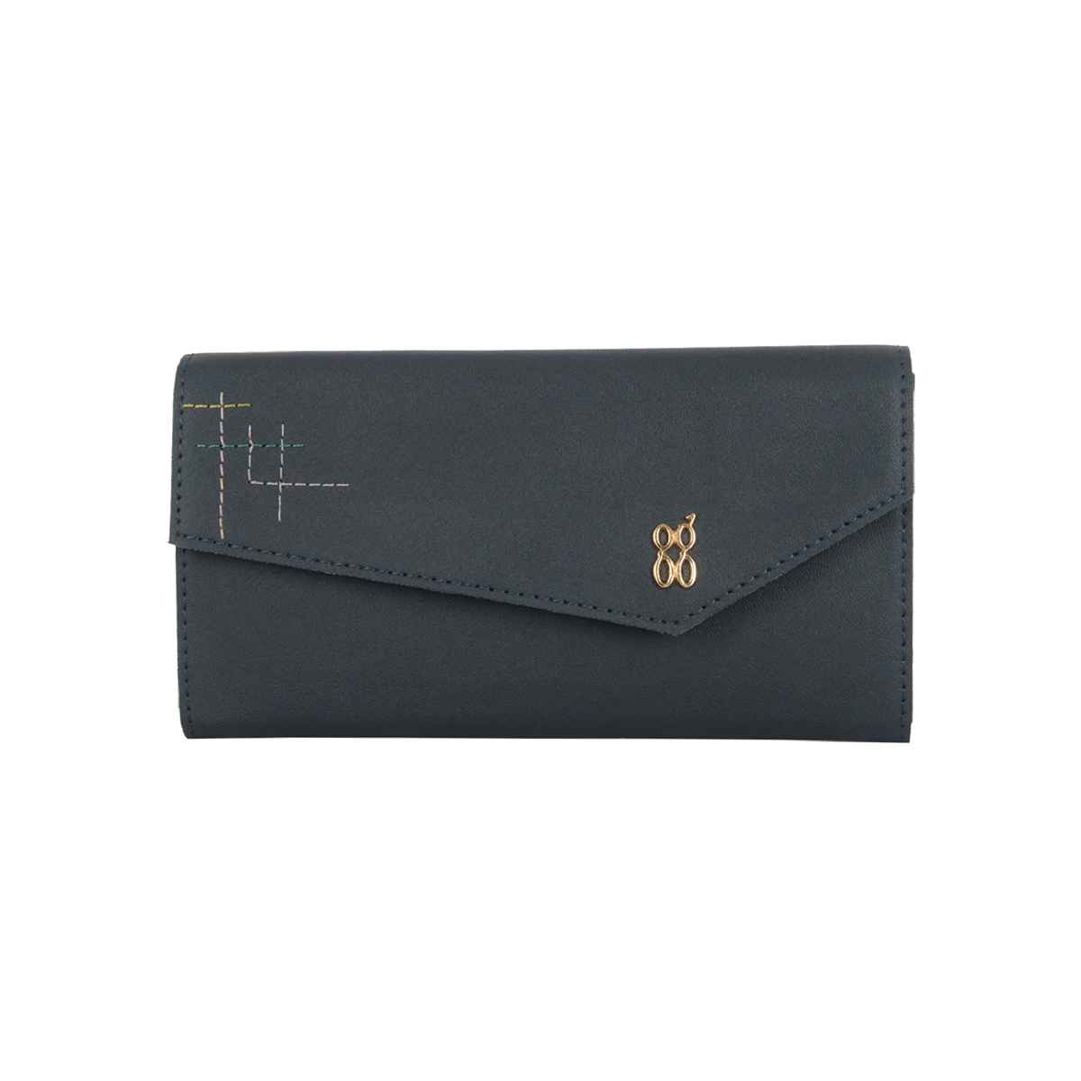 Baggit Women Ombryi Harmonium Wallets | Navy Blue