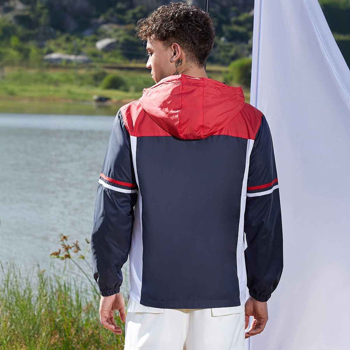 Campus Sutra Men's Jacket | Red - S
