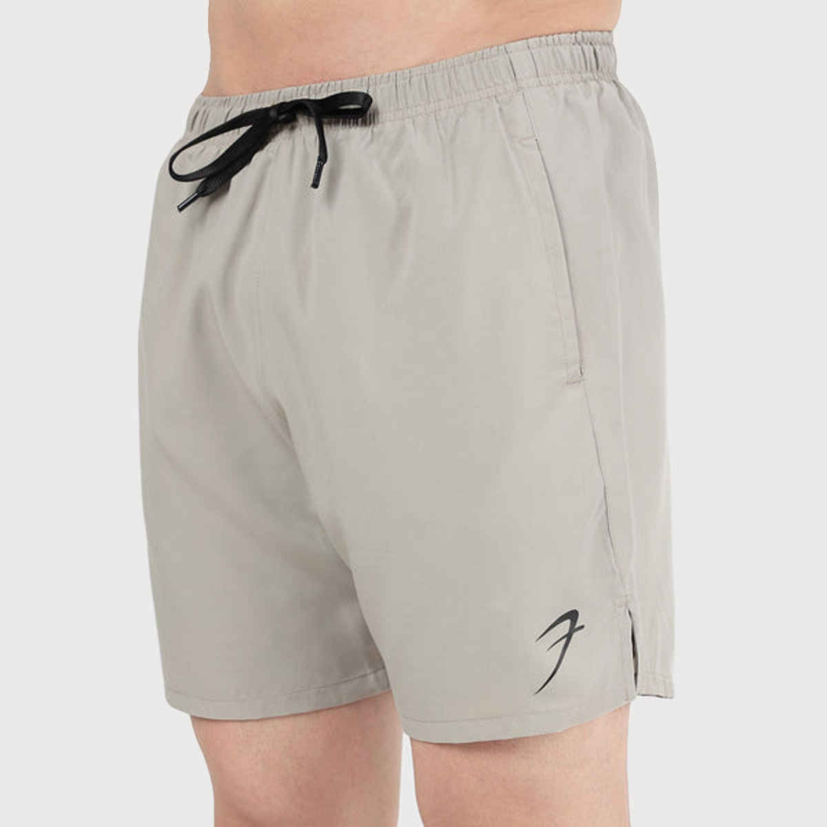 Fuaark Men's 2 in 1 Compression Shorts | Beige - XL