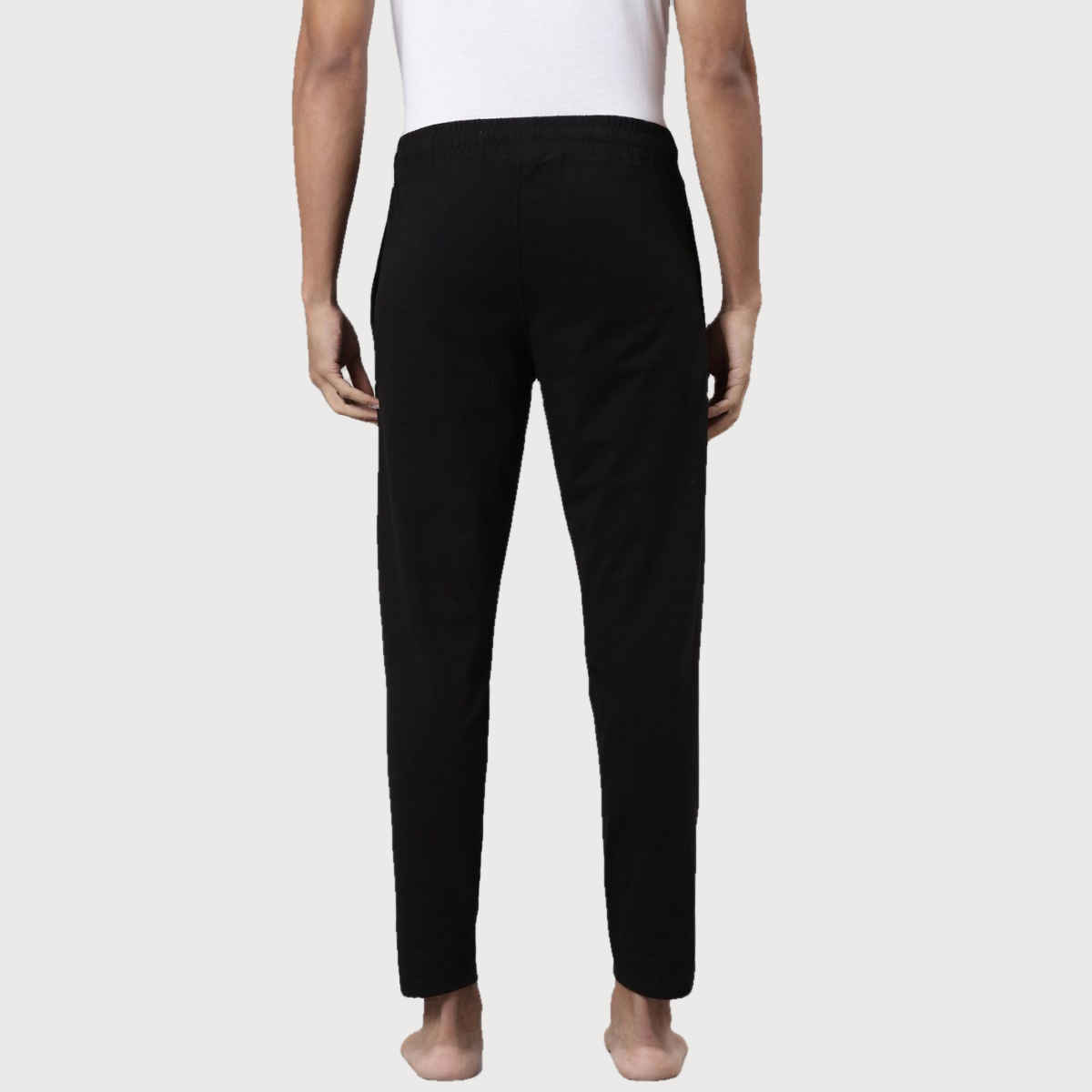 Pepe Jeans Mens Black Slim Fit Track pant - Pack of 1 (M) Comfort Fit, Soft Fabric, Breathable