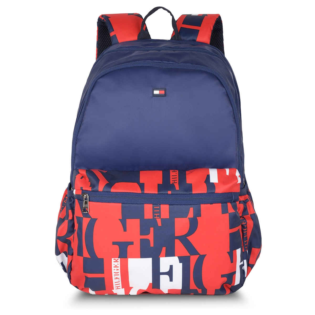 Tommy Hilfiger Unisex Colorblocked Polyester 23 L Laptop Backpack | Assorted - M