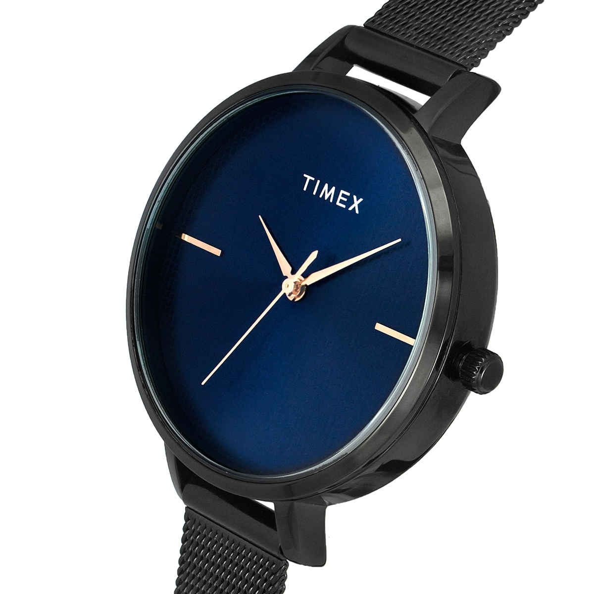 TIMEX Women's Blue Round Dial Analog Watch | TWEL155SMU08