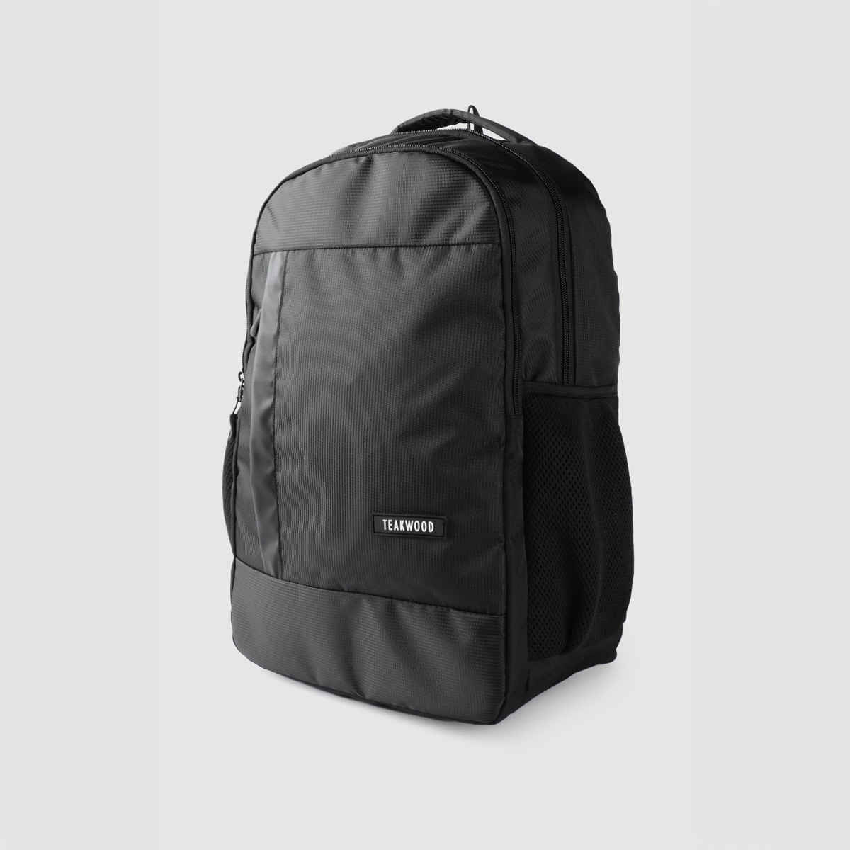 Teakwood Unisex Leathers Trajan Backpack | Black - 30 L