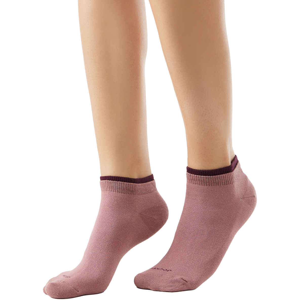 Jockey Women's Solid Cotton, Nylon and Elastane Low Show Socks | Assorted - Free Size