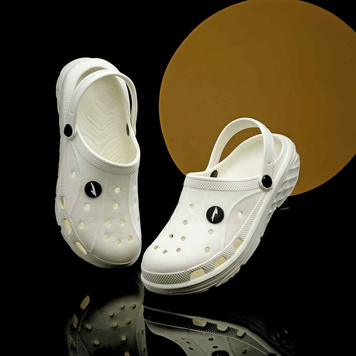 Asian Agc-14 Men Clogs | Off White | Size-7