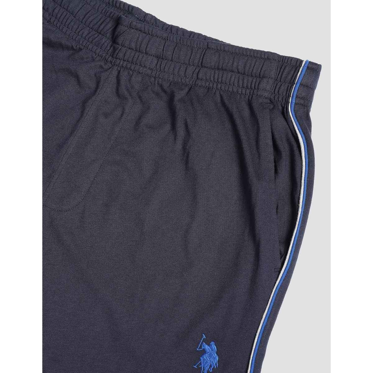 U.S. Polo Assn. Solid LR001 Lounge Track Pants - Pack Of 1 | Blue | S