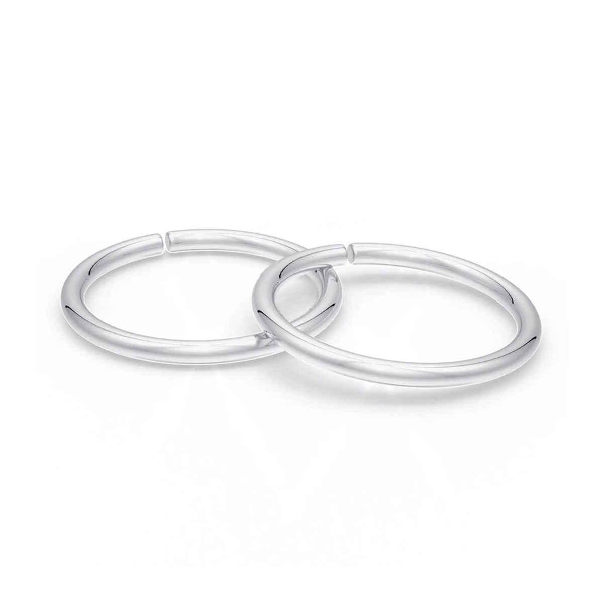 Unniyarcha Silver Minimal Toe Ring | Pair
