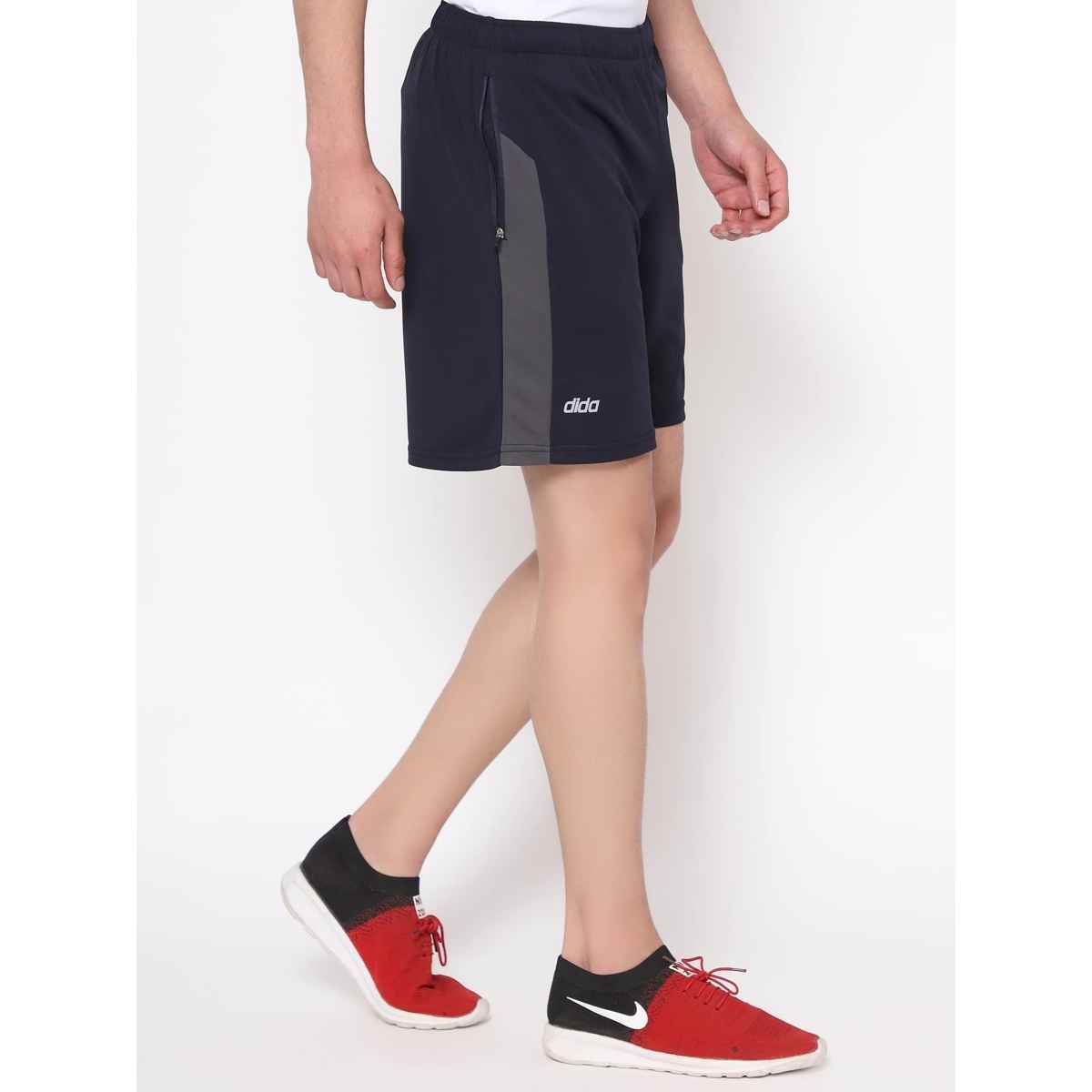 Dida Men's Sports Short | Regular Comfortable Stretchable Dry-Fit - XL - Navy