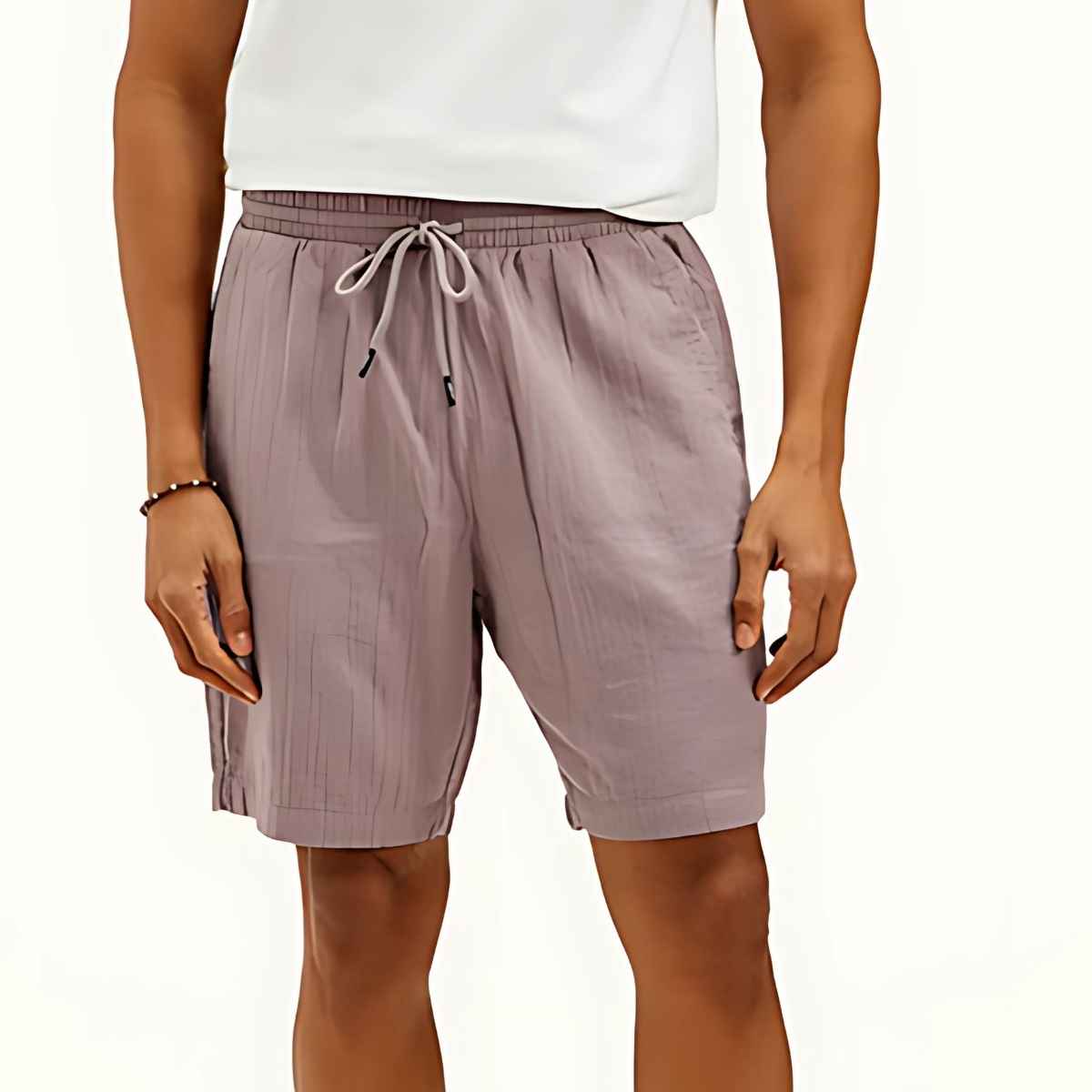 EQL Men s Pure Cotton Shorts | Dark mauve | XL