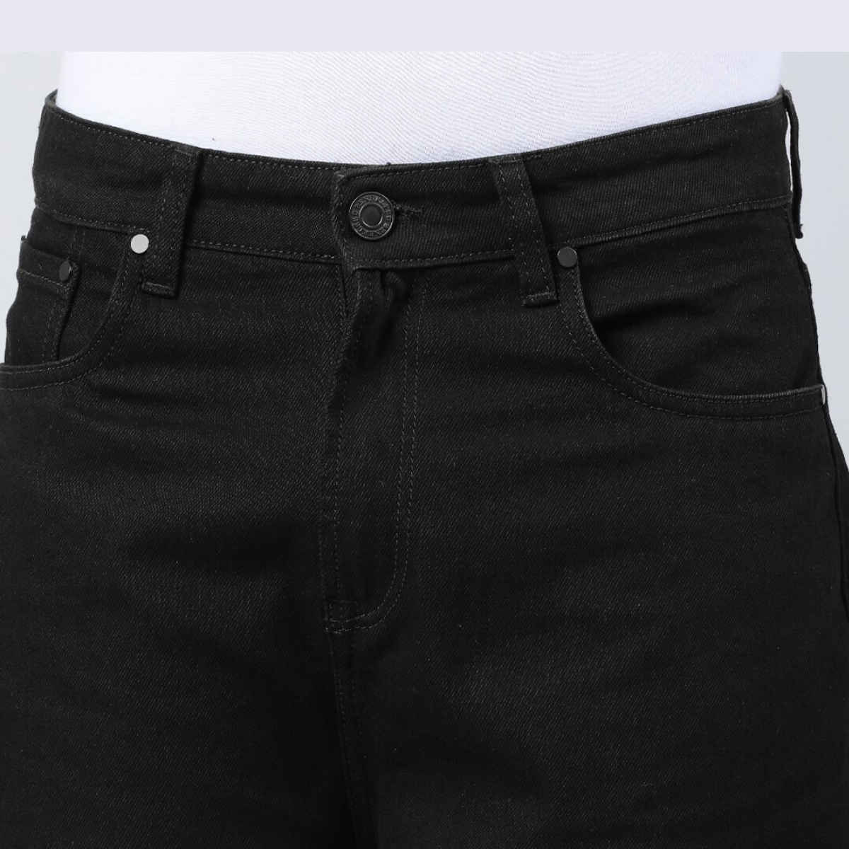 Bene Kleed Men's Baggy Fit Jeans | Black - 36